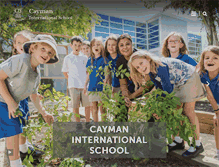 Tablet Screenshot of caymaninternationalschool.org